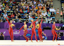 İlk Avropa Oyunları çərçivəsində gimnastika üzrə yarışların növbəti mərhələsi davam edir. Bakı, Azərbaycan, 17 iyun 2015